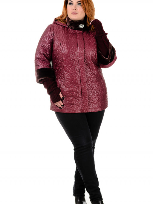 Куртка жіноча Bolyar 00343 темно-червона, фото 0