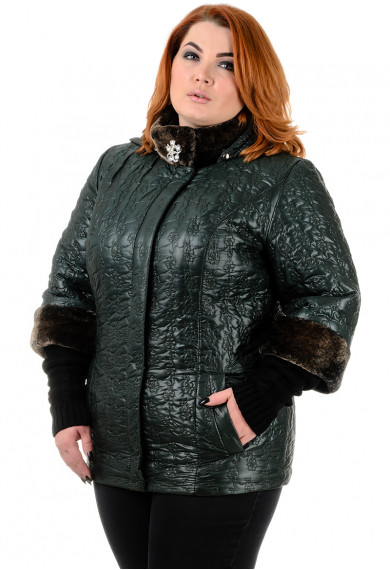  Куртка жіноча Bolyar 00344 темно-зелена