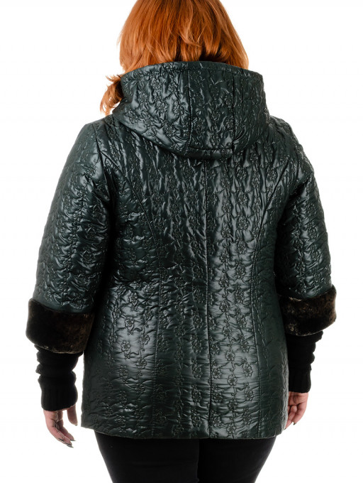 Куртка жіноча Bolyar 00344 темно-зелена , фото  2