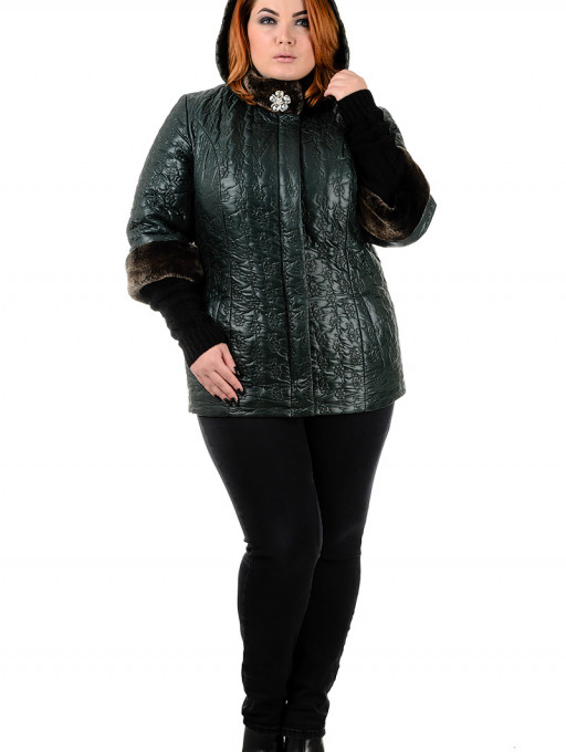 Куртка женская  Bolyar 00344 темно-зеленая , фото  1