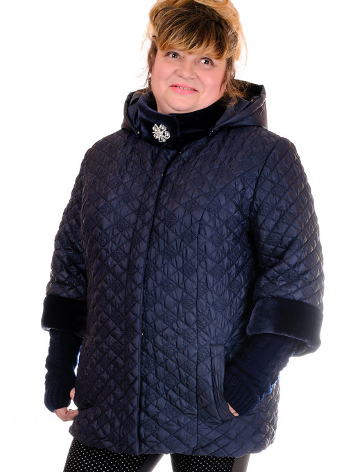 Куртка женская  Bolyar 00353 темно-синяя , фото 0