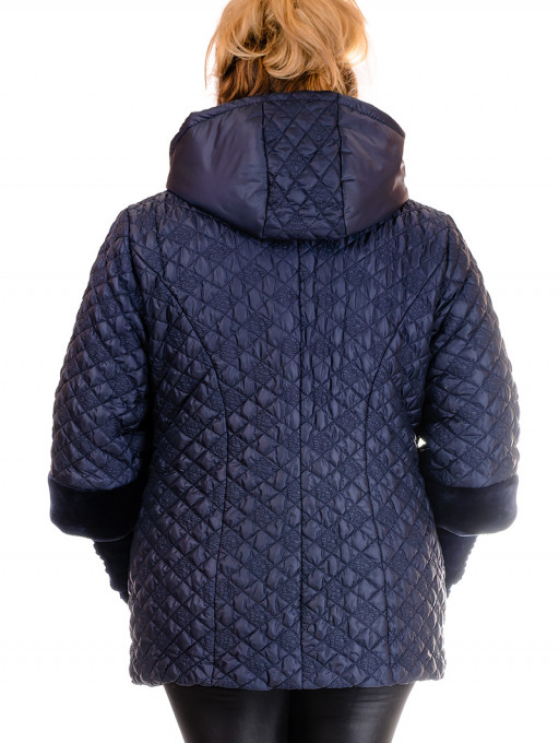 Куртка женская  Bolyar 00353 темно-синяя , фото  2