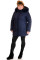Куртка женская  Bolyar 00355 темно-синяя , фото 0
