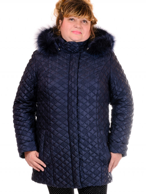 Куртка женская  Bolyar 00355 темно-синяя , фото  2