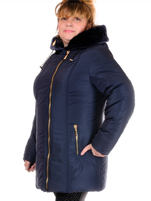 Куртка женская  Bolyar 00362 темно-синяя , фото 0