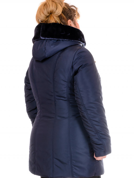 Куртка жіноча Bolyar 00362 темно-синя , фото  1