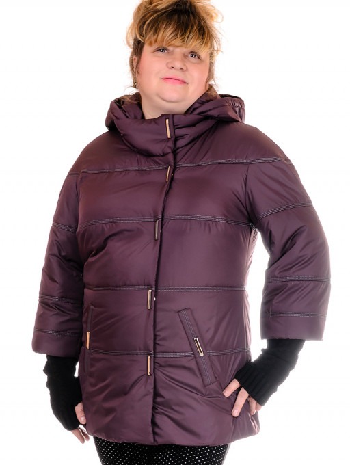 Куртка жіноча Bolyar 00363 сливова , фото  2