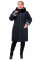 Женская Пальто Bolyar 00305 темно-синее , фото 0