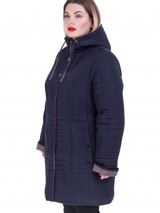 Женская Пальто Bolyar 00330 темно-синее , фото  2