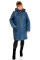 Женская Пальто Bolyar 00360 синее , фото 0