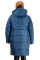 Женская Пальто Bolyar 00360 синее , фото  1
