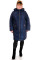 Женская Пальто Bolyar 00361 темно-синее , фото 0