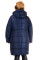 Женская Пальто Bolyar 00361 темно-синее , фото  2