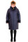 Женская Пальто Bolyar 00370 темно-синее , фото 0