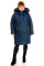 Женская Пальто Bolyar 00372 синее , фото 0