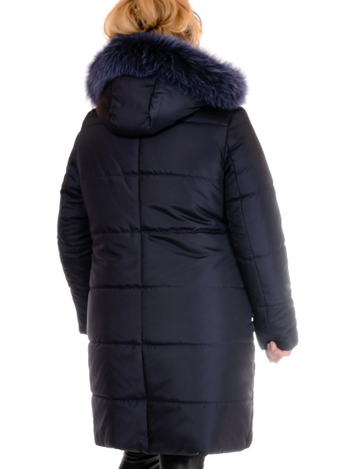 Женская Пальто Bolyar 00373 темно-синее , фото  1