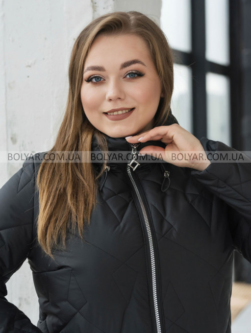 Жіноча куртка Bolyar 00438 чорна , фото  8