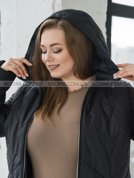 Жіноча куртка Bolyar 00438 чорна , фото  14