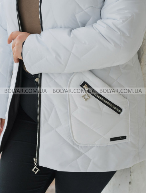 Жіноча куртка Bolyar 00441 біла , фото  1