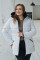 Жіноча куртка Bolyar 00441 біла , фото  10