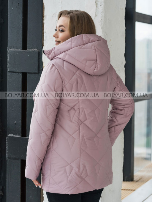 Жіноча куртка Bolyar 00442 пудрова , фото  6
