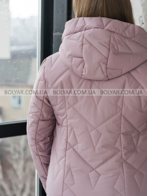 Жіноча куртка Bolyar 00442 пудрова , фото  7