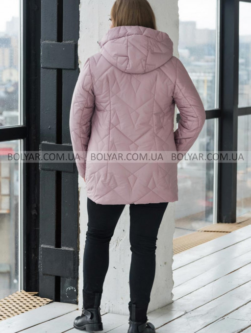 Жіноча куртка Bolyar 00442 пудрова , фото  8