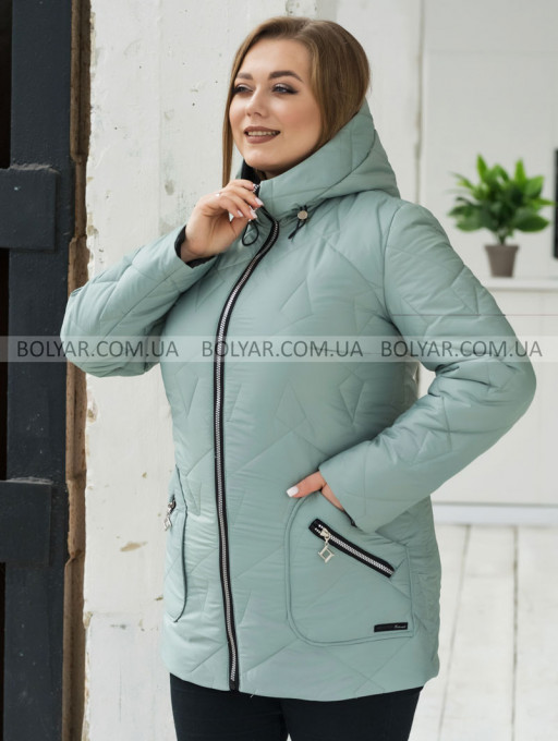 Женская куртка Bolyar 00443 оливковая , фото 0