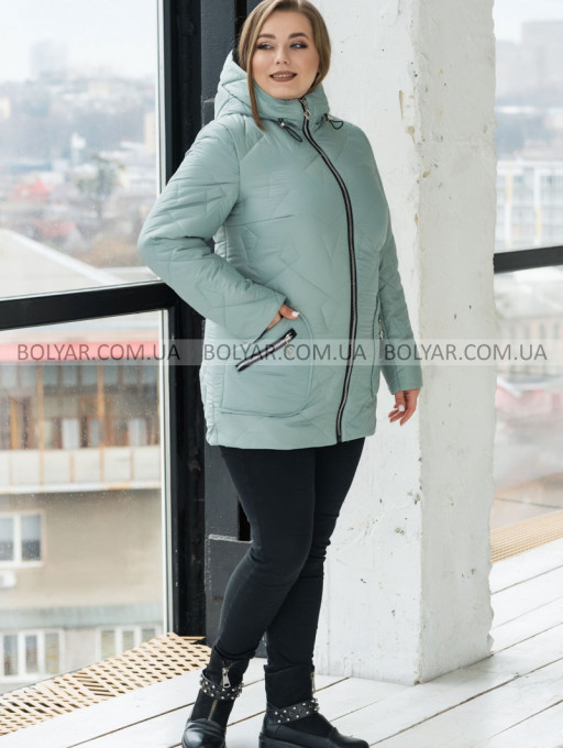 Женская куртка Bolyar 00443 оливковая , фото  4