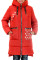 Пальто Bolyar 00351 красное , фото  4
