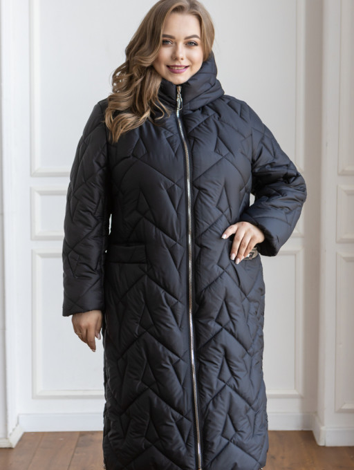 Женское пальто Bolyar 00427 черное , фото  1