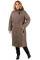 Пальто женское Bolyar 00261 коричневое , фото 0