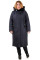 Пальто женское Bolyar 00262 темно-синее , фото 0