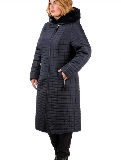 Пальто жіноче Bolyar 00262 темно-сине , фото  2