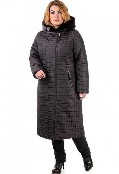 Пальто жіноче Bolyar 00263 темно-коричневе