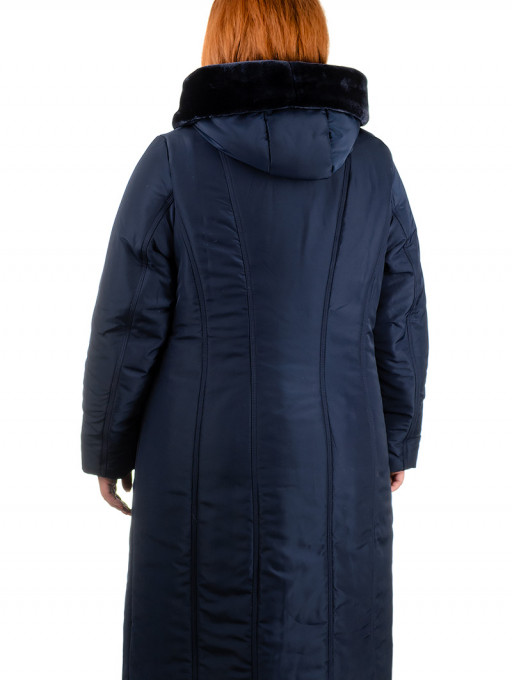 Пальто женское Bolyar 00268 темно-синее , фото  1