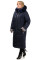 Пальто жіноче Bolyar 00283 темно-сине , фото  2
