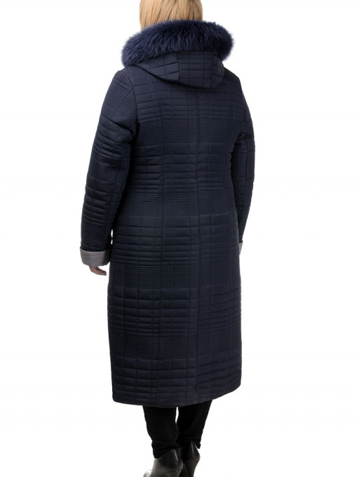 Пальто жіноче Bolyar 00283 темно-сине , фото  1