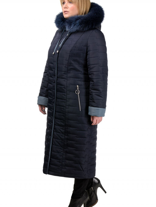Пальто женское Bolyar 00284 темно-синее , фото  5