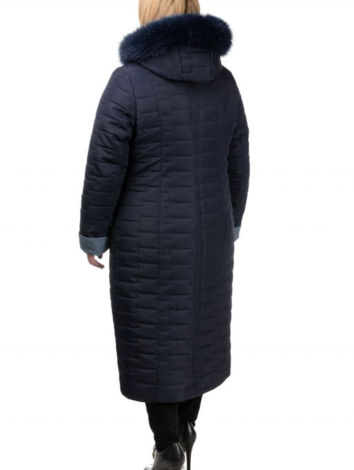 Пальто жіноче Bolyar 00284 темно-сине , фото  4