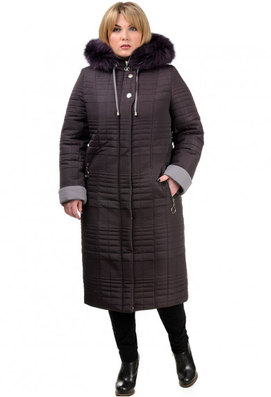 Пальто женское Bolyar 00296 сливовое
