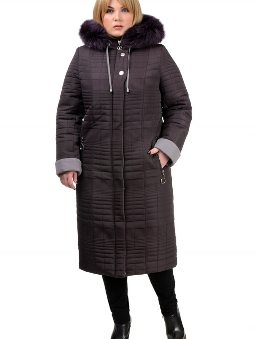 Пальто женское Bolyar 00296 сливовое , фото 0