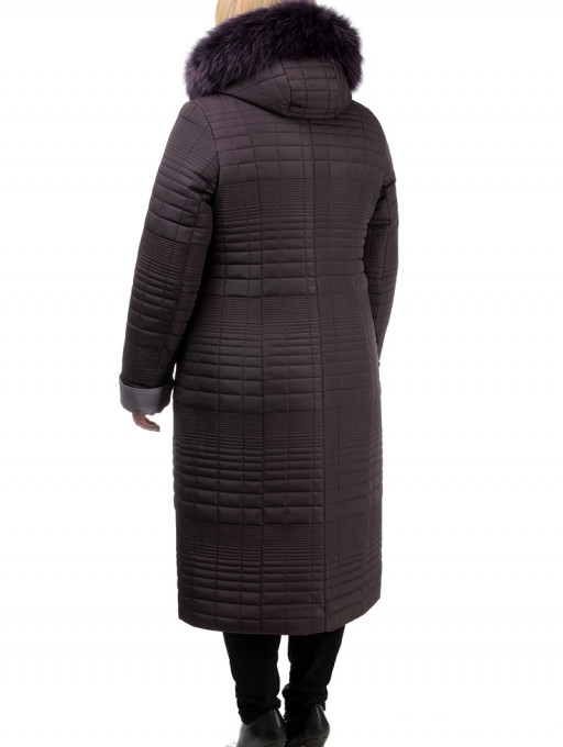Пальто женское Bolyar 00296 сливовое , фото  2