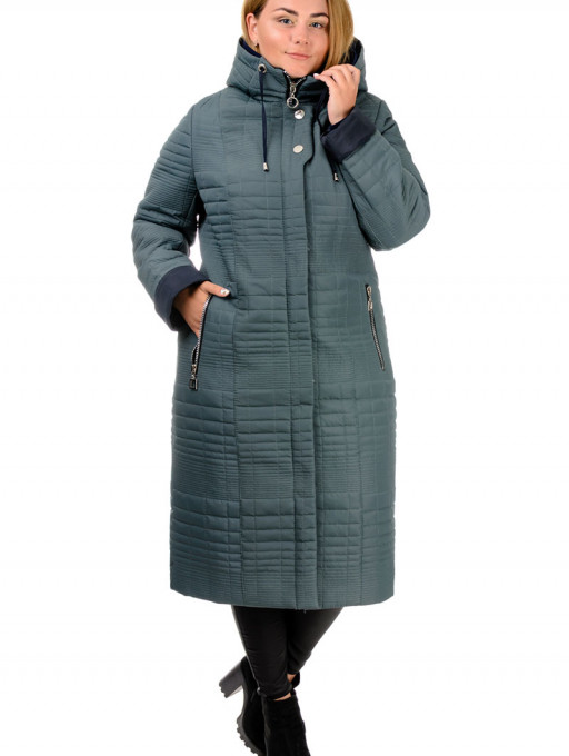 Пальто жіноче Bolyar 00307 сіро-зелене, фото 0