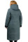 Пальто жіноче Bolyar 00307 сіро-зелене , фото  2