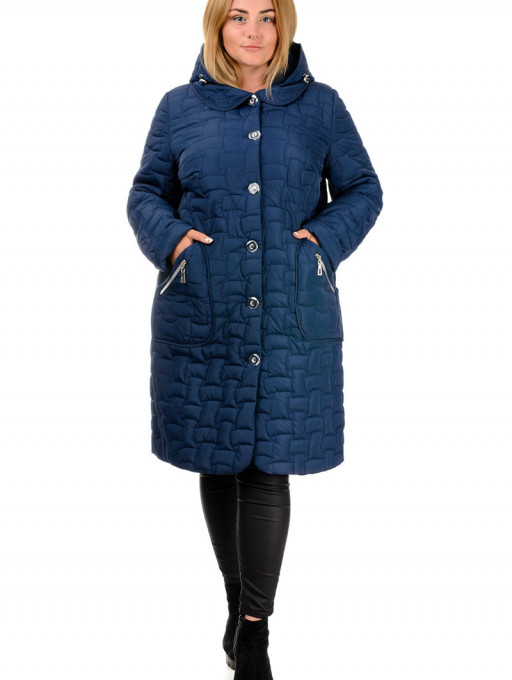 Пальто женское Bolyar 00308 синее , фото 0