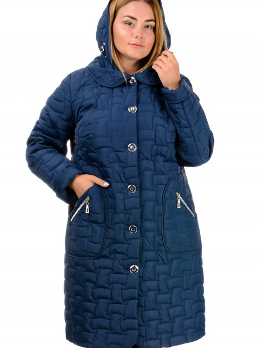 Пальто женское Bolyar 00308 синее , фото  3