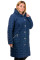 Пальто женское Bolyar 00308 синее , фото  2