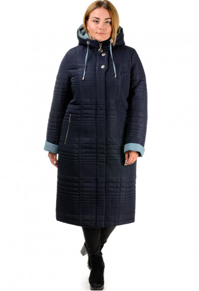 Пальто женское Bolyar 00312 темно-синее