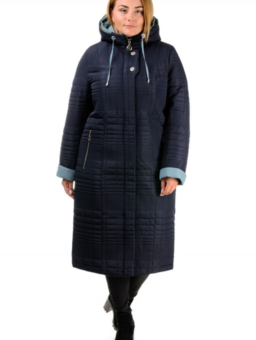 Пальто жіноче Bolyar 00312 темно-сине, фото 0